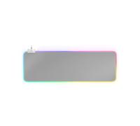 Mars Gaming MMPRGB2S Tapis de Souris Gaming XXL 800x300mm Surface Nano-Textile, Rétroéclairage RGB 12 Effets, Hub USB 2.0 (x2), Base Antidérapante