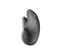 Mars Gaming MMW-ERGOPRO Noir, Souris Ergonomique Verticale sans Fil, Design Plié, Capteur Optique 3200DPI, Commutateurs Huano, Récepteur sans Fil 2.4GHz, Support Multi-Platforme