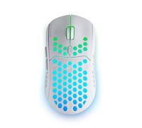 Mars Gaming MMW3W, Souris Gaming sans Fil, RGB Flow, Ultralégère 79 g, 3200DPI, Blanc