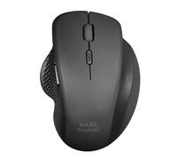 Mars Gaming MMWERGO Black, Ergonomic Wireless Mouse for PS4/PS5/XBOX/PC/Mac