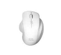 MARS GAMING MMWERGO - Souris - ergonomique - pour droitiers - optique - 6 boutons - sans fil - 2.4 GHz - récepteur sans fil USB - blanc
