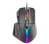 Mars Gaming MMXT, Souris Gaming RGB, Design Ergonomique avec Repose Pouce, Capteur Optique 12800DPI, 9 Boutons Configurables, Switchs Huano, Contrôle Logiciel, Compatibilité Multi-Platforme, Noir