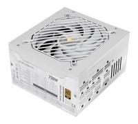 Mars Gaming MPB750PSI, Alimentation PC Full Modulaire 750W, 10 Ans de Garantie, 80Plus Gold 90%, Ventilateur SI Extreme Silence, Technologies AI2-RPM, DC-DC et SMD, ATX 3.1 et PCIe 5.1 Blanc