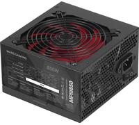Mars Gaming MPIII850, Alimentation PC ATX 850W, Garantie 5 ans, Efficacité 85%, Système APFC numérique, Ventilateur FDB 120mm avec AI-RPM, Technologie DC-DC et SMD, Câble plat extra long, Noir