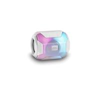 Mars Gaming MSBAXW Enceinte Portable Stéréo Blanche 10W Bluetooth 5.0, USB, MicroSD, Radio FM, Autonomie 8h, RGB Flow, 16-20000Hz.