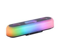 Mars Gaming MSBORB, Haut-Parleur Portable + Barre de Son 20W, Éclairage Orbilight RGB 360º, Barre de Son Triple Driver, Haut-parleurs Gaming Bluetooth 5.3 / USB/MicroSD/AUX/FM, Noir