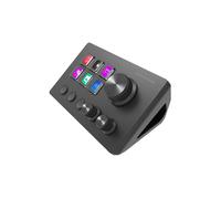 Mars Gaming MSDTWO Contrôleur Création de Contenu Live, 9 Boutons, 3 Molettes, 6 Touches LCD, USB-C, Windows/macOS, 132x81x61mm