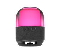 Mars Gaming MSFLOW Enceinte Portable Stéréo 15W RMS, Bluetooth 5.3, DeepBass 57mm, MicroSD, USB Type-C, Batterie 2000mAh, RGB 360°, Noir