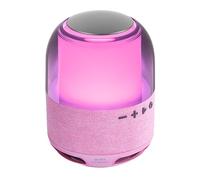 Mars Gaming MSFLOWP, Haut-Parleur Portable Bluetooth 15W, Ã‰Clairage Orbilight RGB 360°, Son Puissant avec Haut-Parleur DeepBass 57mm, Gaming Compact avec Bluetooth 5.3 + MicroSD, Rose