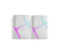 MARS GAMING Enceintes Bluetooth MS-H RGB (Blanc)