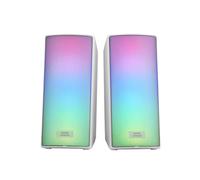 Mars Gaming MSRGB2W haut-parleur portable et de fête Enceinte portable stéréo Blanc 15 W