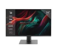 Mars Gaming MV-24, Moniteur 24" IPS FHD 120Hz, HDR10 1ms, FreeSync et G-Sync, Écran PC Enceintes Intégrés, Inclinaison 25°, Low Blue Light et Flicker Free, HDMI + DisplayPort + Jack 3.5mm, Noir