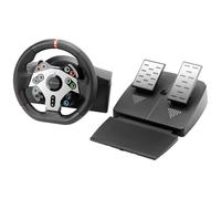 Mars Gaming MWH-RSXTWO Volant Gaming DriveSense Zero Dead Zone Rotation 270°, 13 Boutons et Joystick, Palettes Doubles, D-pad, Pédalier XL, PC|PS3|PS4|Xbox One|Xbox Series X-S|Switch|Switch 2, Noir