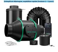 Mars Hydro 4 pouces iFresh Combo ventilateur de conduit en ligne intelligent de et filtre à charbon inline fan