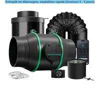 Mars Hydro 4 pouces Kit de ventilateur complet iFresh de pour tente de culture intérieure - Pack de démarrage facile