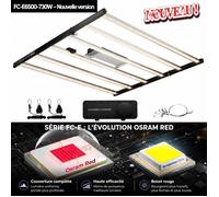 Mars Hydro FC-E6500 Lampe Horticole LED 730W, Spectre Complet, Bridgelux + OSRAM Red 660nm, Culture Intérieure