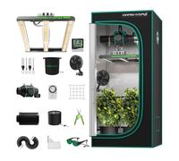 Mars Hydro Kit complet de tente de culture intelligente FC1500 - Application Samsung - Télécommande - Lampe LED à intensité variable - 80 x 80 x 160 cm - 1680D - Haute réflectivité Mylar - Kit complet