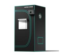 MARS HYDRO Tente de culture 60x60x120cm, Noire, Tente de culture d’intérieur, Mylar réfléchissant, Hydroponique, Plateau de base amovible