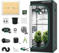MARS HYDRO TS1000 Lampe de culture LED 80 x 80 cm Kit de tente de culture complet pour 1 à 3 plantes