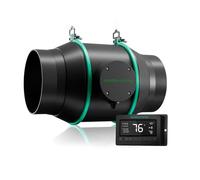 MARS HYDRO Ventilateur de conduit en ligne de 15,2 cm avec contrôleur de température, ventilateur d'échappement pour tentes de culture, hydroponie