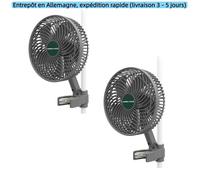 Mars Hydro Ventilateur Intelligent 6 Pouces à Clipser pour Tente de Culture, Oscillant et Réglable for Grow Tent Kits, 2PCS