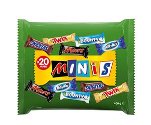 Mars Mélange Minis Un Mélange De 20 Mini Barres Chocolatées Avec 5 Variétés 400G