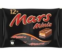 MARS Mini Barres Chocolat au Lait et Caramel - Sachet de 227g | Mini barres chocolatées Mars au nougat tendre et caramel, le snack idéal pour les pauses gourmandes au bureau et à la maison