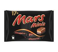 MARS - Mini Barres Chocolatées Lait Caramel | Savoureux et onctueux | Idéal pour les pauses gourmandes | le sachet de 17 minis barres | LOT DE 3