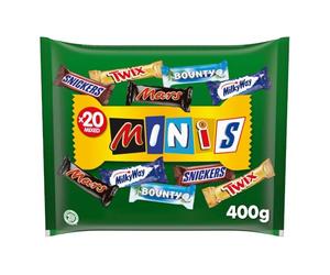MARS Miniatures Mix Assortiment Mini Barres Chocolat 5 Variétés 400g