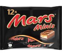 MARS - Minis barres chocolat au lait et caramel - 12 minis barres - Sachet de 227g