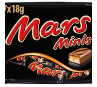 Mars - Minis Barres Chocolat au Lait et Caramel - 17 Minis Barres - Sachet de 333 g