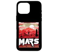 Mars National Park Vintage Sci-FI Martian Exploration Space Coque pour iPhone 16 Pro Max