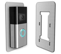 Mars Outpost Plaque murale compatible avec Battery Video Doorbell Plus/Pro et Doorbell 1/2/2. Gen/3/3 Plus/4 (Grey Metal)