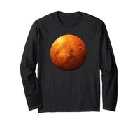 Mars Planet Space Lover Astronomie Stargazer Design Manche Longue