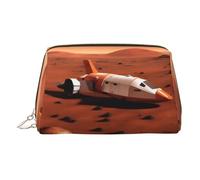 Mars Planet Trousse de toilette en cuir pour femme, doré, Taille unique, Trousse de toilette
