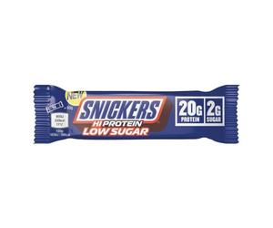 Mars Protein | Snickers Hi Protein Low Sugar Bar (57g) | Barres protéinées | Le véritable goût du snickers - Original