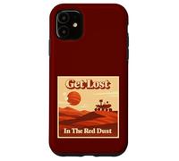 Mars Rover Get Lost in The Red Dust Retro Space Exploration Coque pour iPhone 11