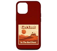 Mars Rover Get Lost in The Red Dust Retro Space Exploration Coque pour iPhone 12/12 Pro