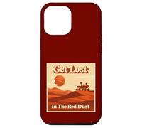 Mars Rover Get Lost in The Red Dust Retro Space Exploration Coque pour iPhone 12 Pro Max
