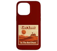 Mars Rover Get Lost in The Red Dust Retro Space Exploration Coque pour iPhone 14 Pro Max