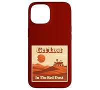Mars Rover Get Lost in The Red Dust Retro Space Exploration Coque pour iPhone 15