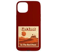 Mars Rover Get Lost in The Red Dust Retro Space Exploration Coque pour iPhone 15 Plus