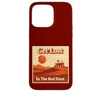 Mars Rover Get Lost in The Red Dust Retro Space Exploration Coque pour iPhone 15 Pro Max