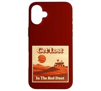 Mars Rover Get Lost in The Red Dust Retro Space Exploration Coque pour iPhone 16 Plus
