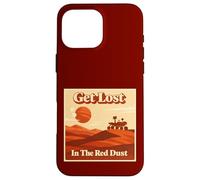 Mars Rover Get Lost in The Red Dust Retro Space Exploration Coque pour iPhone 16 Pro Max