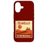 Mars Rover Get Lost in The Red Dust Retro Space Exploration Coque pour iPhone 17