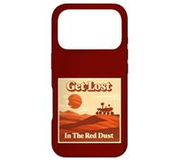Mars Rover Get Lost in The Red Dust Retro Space Exploration Coque pour iPhone 17 Pro