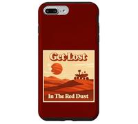 Mars Rover Get Lost in The Red Dust Retro Space Exploration Coque pour iPhone 7 Plus/8 Plus
