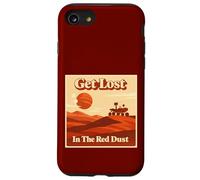 Mars Rover Get Lost in The Red Dust Retro Space Exploration Coque pour iPhone SE (2020) / 7/8