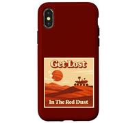 Mars Rover Get Lost in The Red Dust Retro Space Exploration Coque pour iPhone X/XS